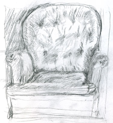 Sketch of chair